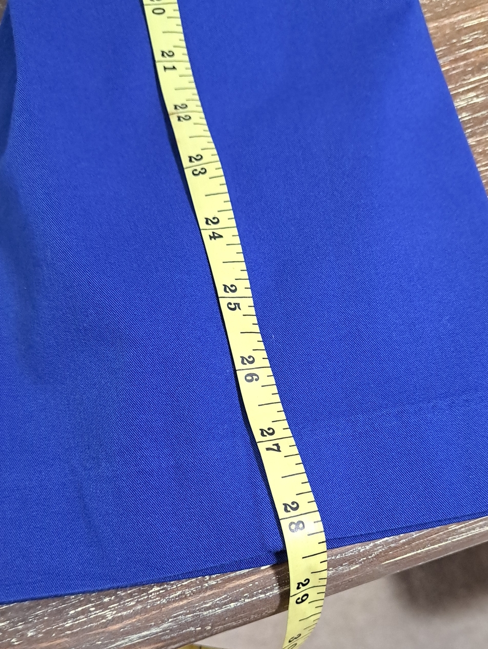 a.n.a Women’s Slacks Cobalt Blue Dress Pants Pockets Zipper Belt Loops Size 14 - Picture 11 of 12